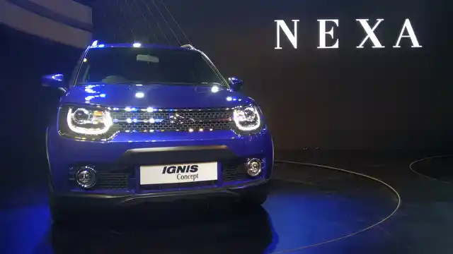 Maruti Suzuki’s Ignis at Auto Expo 2016. (Photo: Aaqib Raza Khan/<b>The Quint</b>)