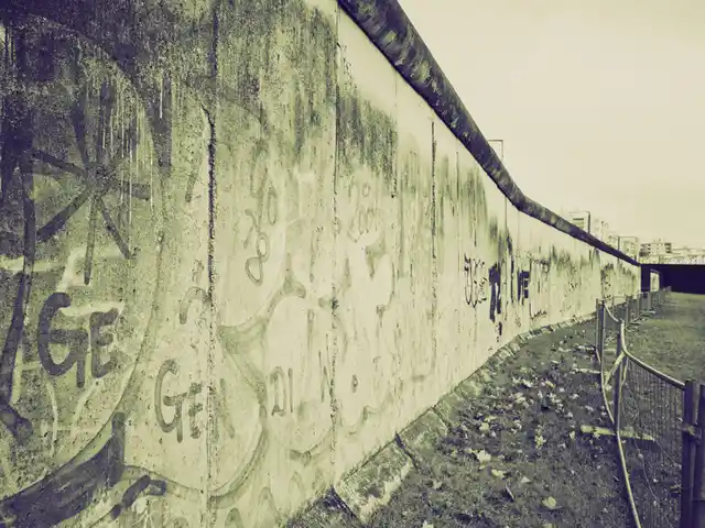 The Berlin Wall from the Second World War is another trope used in his book. (Photo: iStock)
