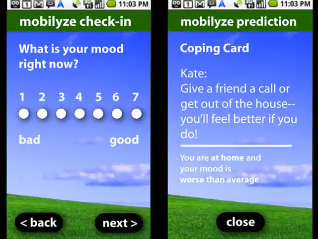 This app is built around the idea of providing support for those suffering from mental health problems like anxiety, depression, suicidal thoughts, etc. (Photo Courtesy: <a href="http://www.popularmechanics.com/science/health/g775/smartphone-shrink-5-apps-to-help-your-mental-health/">popularmechanics.com</a>)
