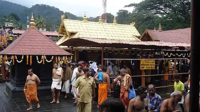 Sabarimala temple.