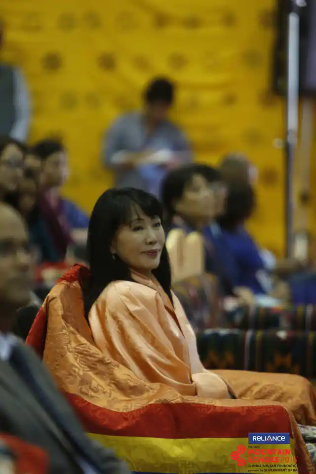 Her Majesty the Royal Queen Mother Ashi Dorji Wangmo Wangchuck, Chief Royal Patron of the festival. (Photo Courtesy: Phub Tshering)
