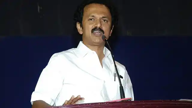 DMK treasurer, MK Stalin. (Photo Courtesy: <i>The News Minute</i>)