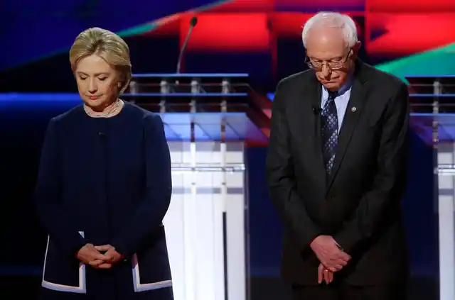 Clinton and Sanders. (Photo: AP)
