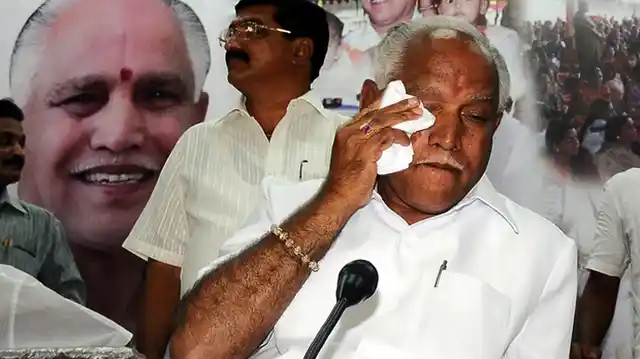 Former Karnataka chief minister BS Yeddyurappa.