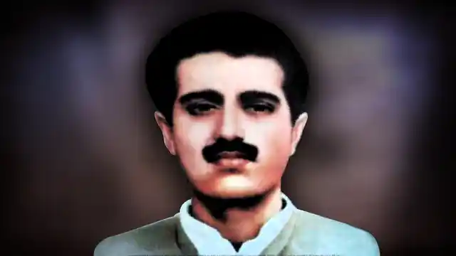 Sketch of Maqbool Butt. (Photo: Image altered by The Quint)