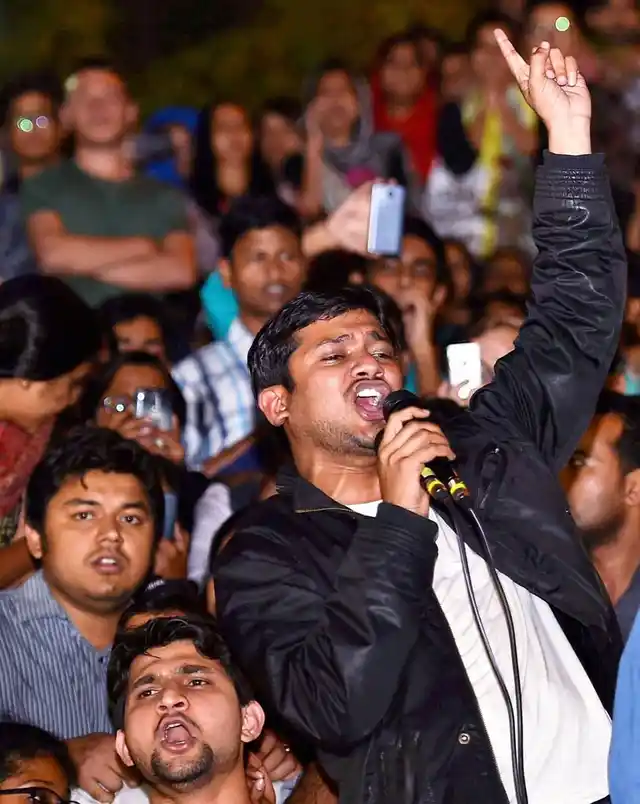 Kanhaiya Kumar’s speech in JNU on 3 March 2016. (Photo: PTI)