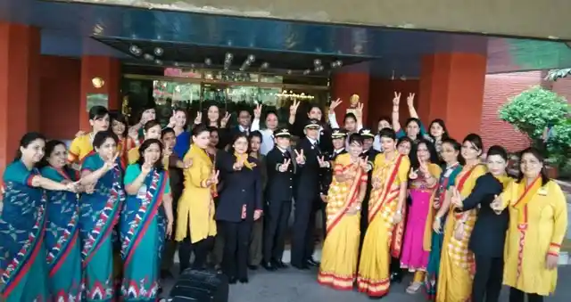 (Photo Courtesy: Facebook/<a href="https://www.facebook.com/AirIndia/photos/pb.251462618328947.-2207520000.1457347137./690702861071585/?type=3&theater">Air India</a>) 