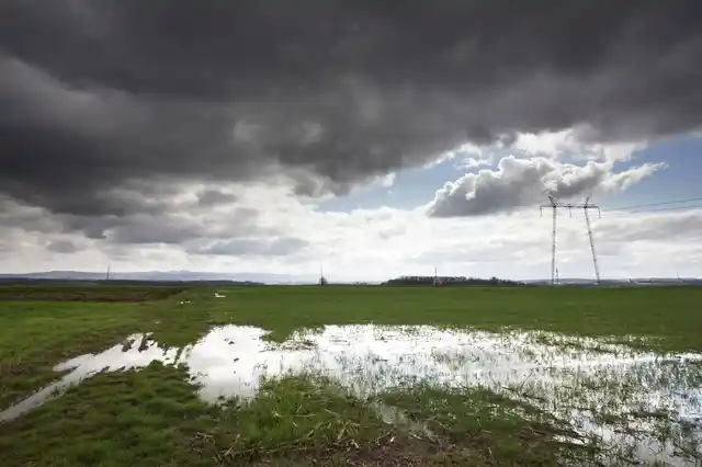 Representational image of clouds over a dry farm land. (Photo: iStock)