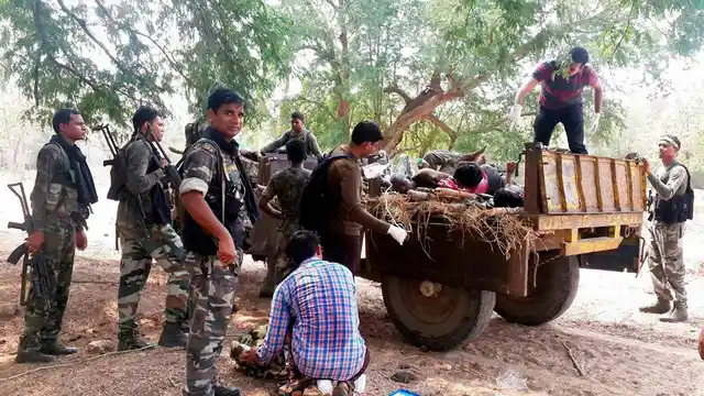 File photo of men injured in Naxal attacks in Chhattisgarh’s worst Maoist violence-affected Sukma district. (Photo: PTI)