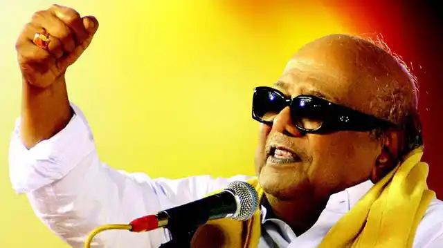 DMK chief M Karunanidhi.