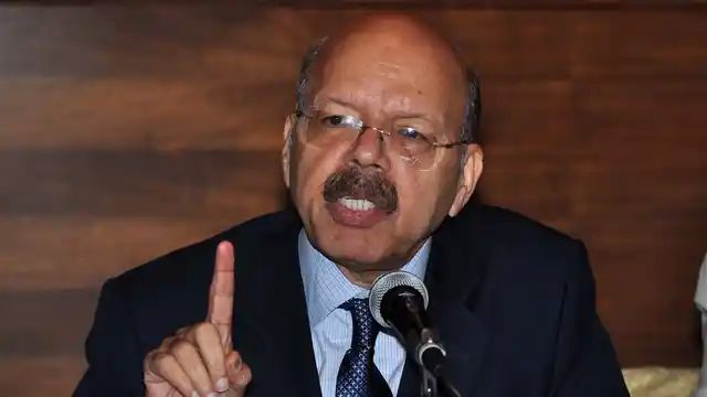 Chief Election Commissioner of India Nasim Zaidi addresses a press conference in Kolkata, on April 14, 2016. (Photo: Kuntal Chakrabarty/IANS)