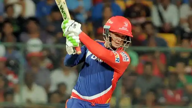 Quinton de Kock of Delhi Daredevils in action during an IPL match between Royal Challengers Bangalore (Photo: IANS) 