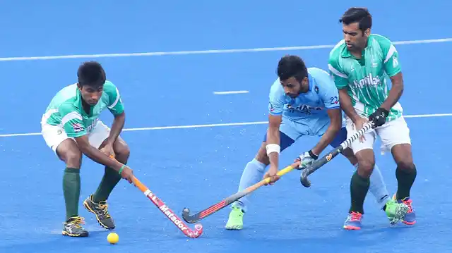 India’s Manpreet Singh in action. (Photo: Hockey India)