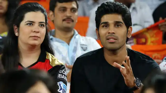 Telugu Actor Allu Sirish was also amongst stars present. (Photo: BCCI)