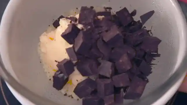 Melt the butter and dark chocolate together. (Photo: <b>The Quint</b>)