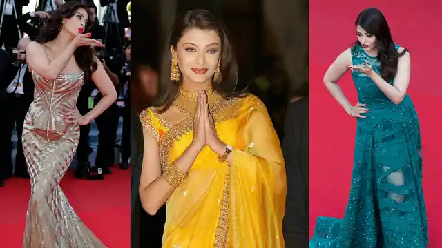 15 years of Aishwarya Rai Bachchan at Cannes is worth celebrating more than her fashion mistakes, isn’t it? (Photos: Reuters)