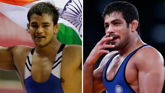 Narsingh Yadav (L) and Sushil Kumar (R). (Photo: Reuters)