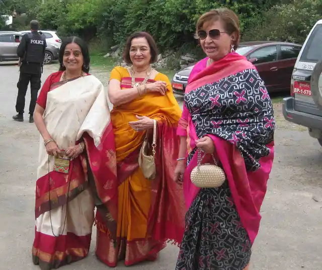 Bhawana Somaaya, Asha Parekh and Helen Khan (Photo courtesy: Bhawana Somaaya)