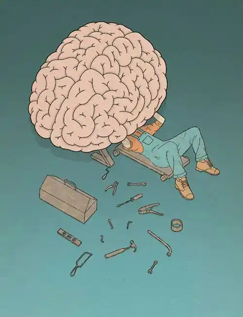 The Brain controls Everything. (Photo: Tumblr/<a href="http://askmeabout-mybxgcxck.tumblr.com/post/145487202538/working">askmeabout-mybxgcxck</a>)