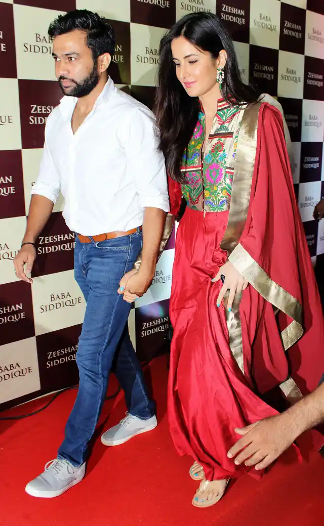 Ali Abbas Zafar and Katrina Kaif at Baba Siddiqui’s Iftaar. (Photo Courtesy: Yogen Shah)