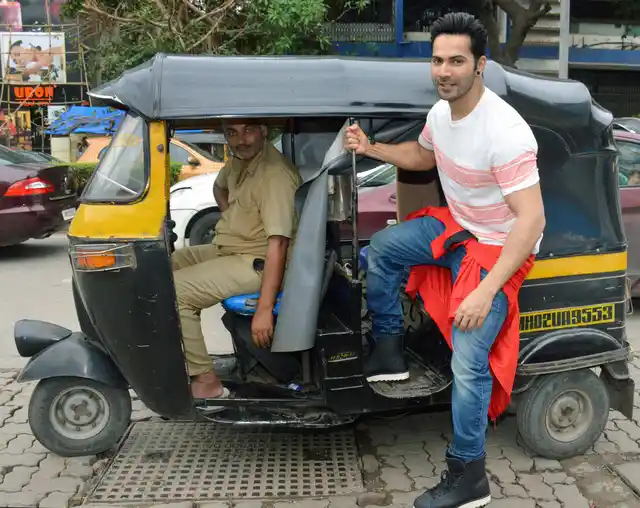 Varun Dhawan on the streets of Juhu. (Photo Courtesy: Yogen Shah)