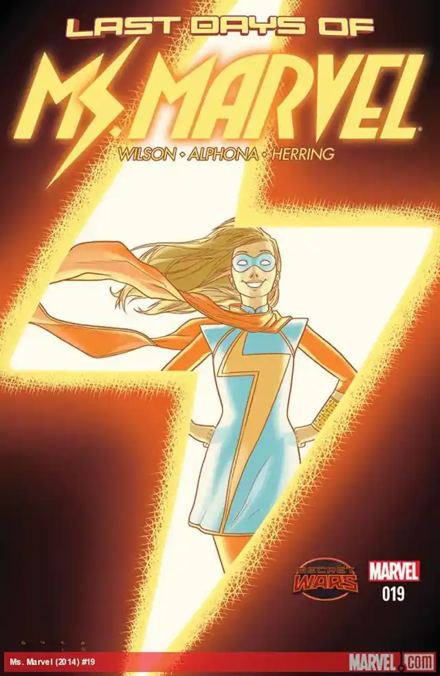 Cover of Miss Marvel in 2014. (Photo Courtesy: <a href="http://marvel.com/images/1006716#0-1006716">Marvel website</a>)