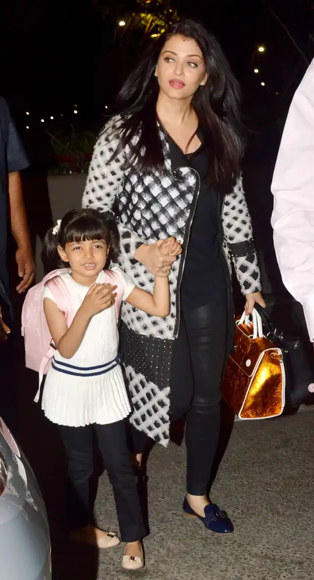 Aishwarya Rai Bachchan with Aaradhya. (Photo: Yogen Shah)