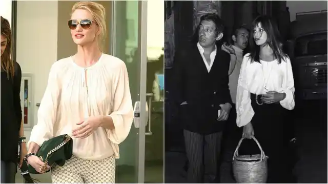 Rosie Huntington-Whiteley (left), Actress Jane Birkin (Photo Courtesy: Pinterest.com)