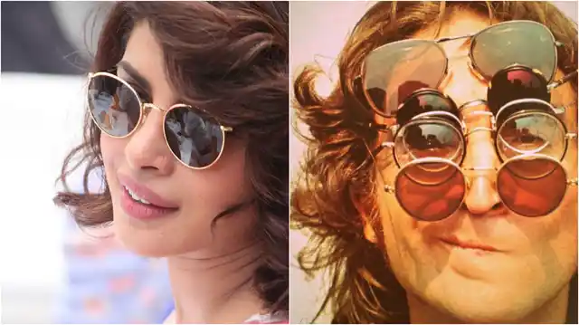 Priyanka Chopra (left), John Lennon (Photo Courtesy: Pinterest.com)
