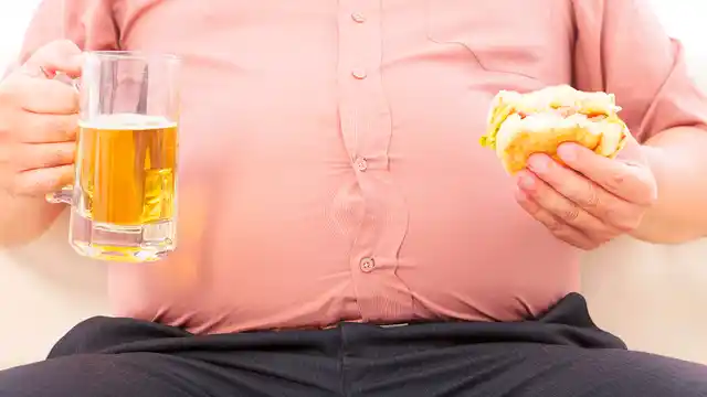 Men tend to put on fat in more risky areas of the body than women.