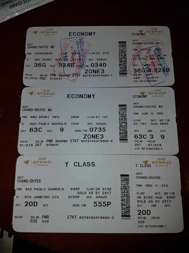 Dutee said she could not get proper sleep or rest on her 36 hour journey to Rio. (Photo Courtesy: <a href="https://www.facebook.com/photo.php?fbid=224320084632009&set=a.111735559223796.1073741828.100011620567117&type=3&theater">Facebook/Dutee Chand</a>)