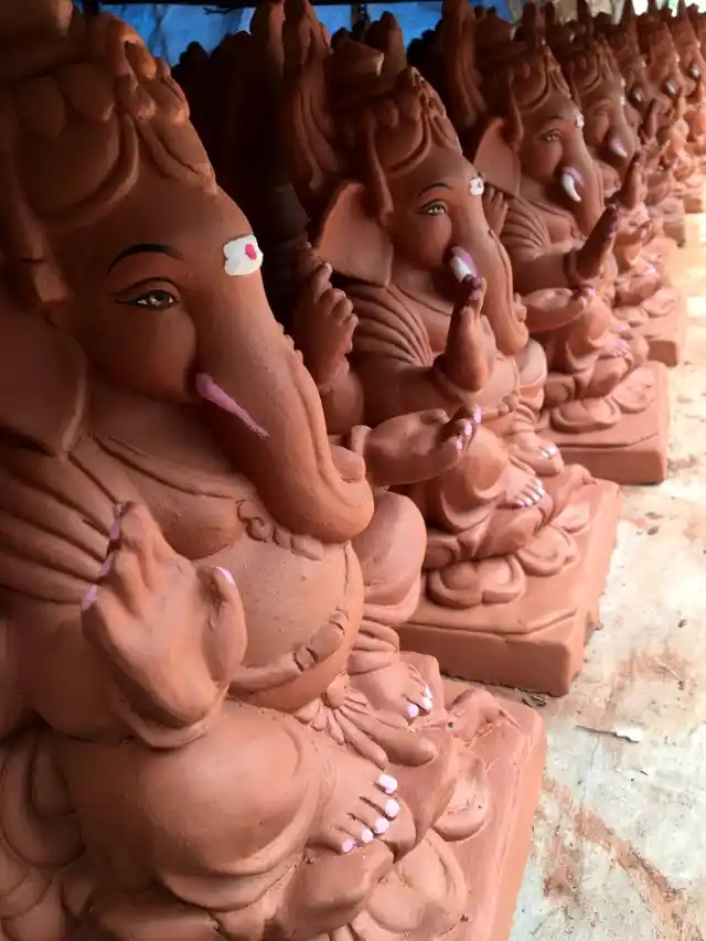 Tree Ganesha transforms into a potted plant after immersion. (Photo: The Quint)