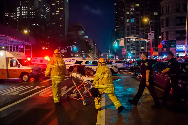 The blast occurred on 23rd Street, a major east-west thoroughfare in the fashionable neighborhood of Chelsea. (Photo: AP)