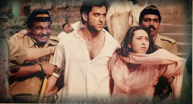 Hrithik Roshan and Karisma Kapoor in <i>Fiza, </i>directed by Khalid Mohamed.