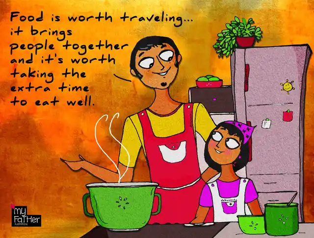 Christine, a trained recipe taster, tester, editor and culinary coordinator. Tara Sharma Saluja, a model, actor and entrepreneur. (Photo: Facebook @<a href="https://www.facebook.com/myfatherIllustrations/">MyFatherIllustrations</a>)