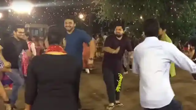 Garba Night video widely shared on social media.