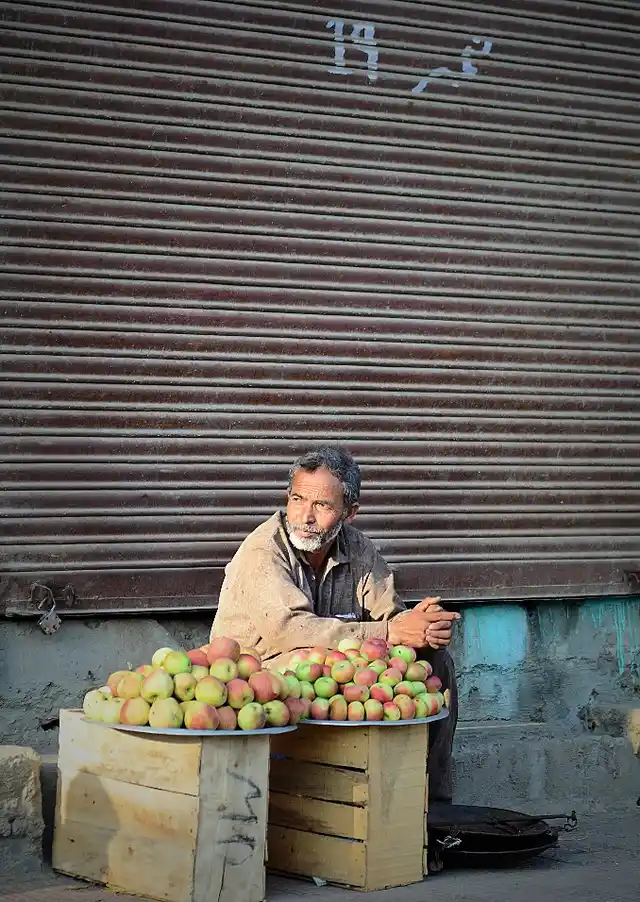 As Abdul Ahad (above) started talking about the fatigue of Kashmir unrest, his visibly upset friends slipped away. (Photo: Jaskirat Singh Bawa)