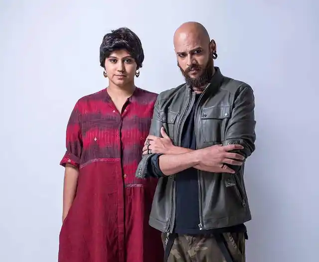 Rachana Iyer with Rohan Sabharwal on a photo-shoot for <i>Elle</i>. (Photo courtesy: Facebook)