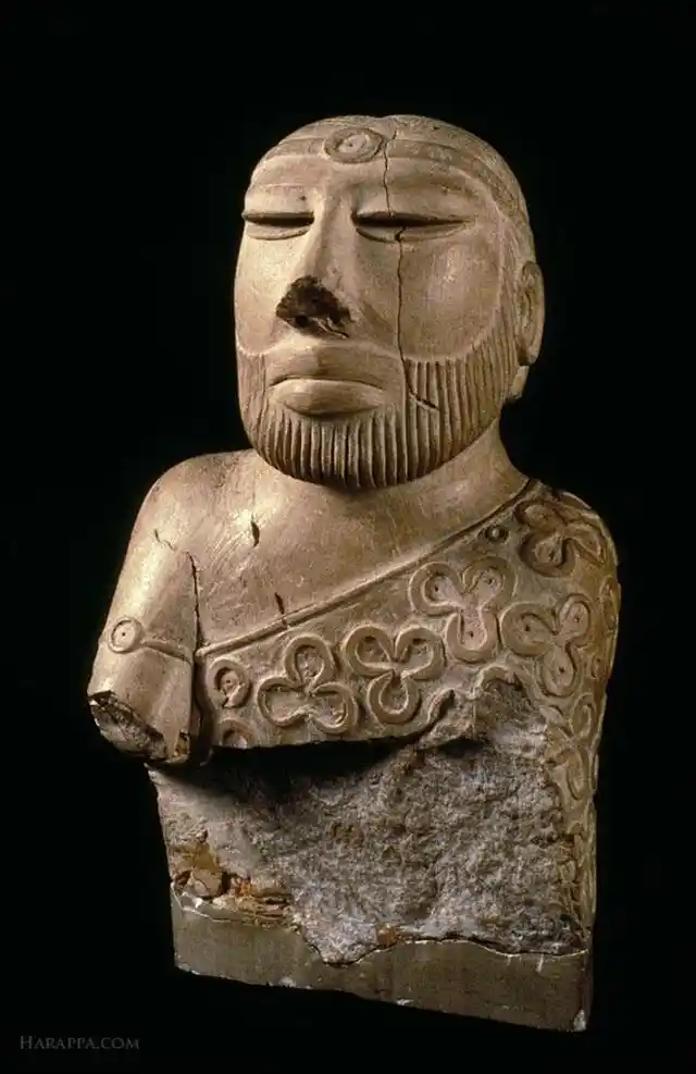The Priest King, one of the artefacts which is in Pakistan. (Photo Courtesy: Facebook/<a href="https://www.facebook.com/AncientIndus/">@AncientIndus</a>)