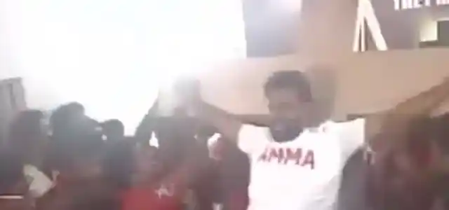 Shihan Hussaini crucified himself wearing ‘Amma’ T-shirt. (Photo Courtesy: The News Minute)