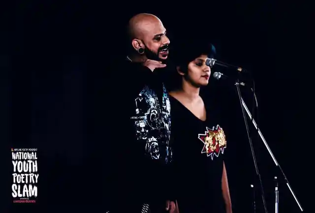 Rachana slamming it with Rohan. (Photo courtesy: Facebook)