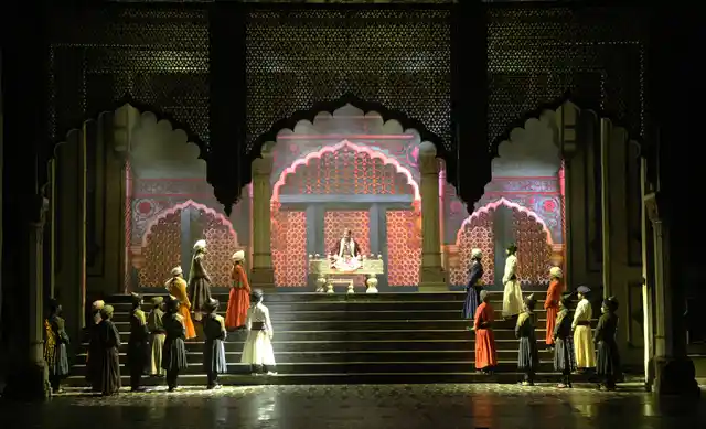 They play tackles the obstacles of space with smart set and projection design. (Photo courtesy: NCPA)