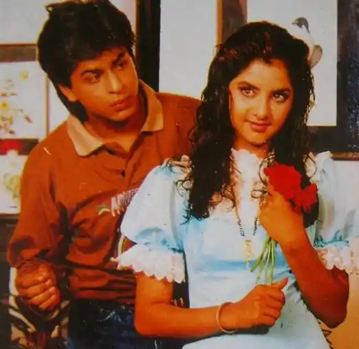 Shah Rukh Khan and Divya Bharti in <i>Dil Aashna Hai.</i>