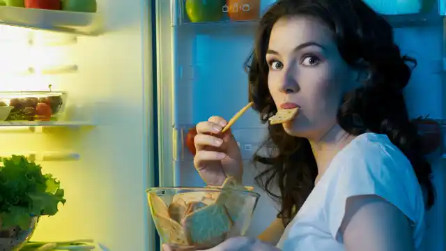 Go for a low fat yogurt or fruit instead of hogging candy bars. 
