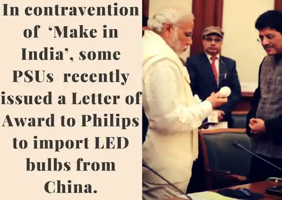 (Photo: <a href="http://www.narendramodi.in/pm-launches-scheme-for-led-bulb-distribution-under-domestic-efficient-lighting-programme-in-delhi-7120">narendramodi.in</a>/Altered by <b>The Quint</b>)
