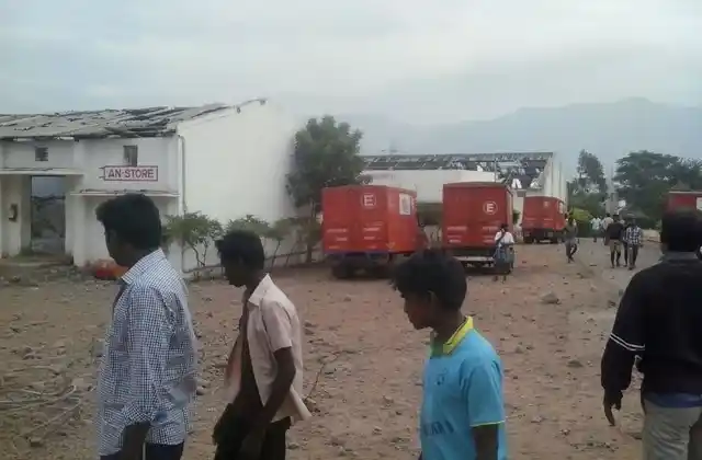 Stills from the site after the explosion. (Photo: ANI UP Screenshot)