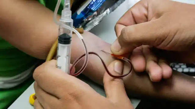Every healthy individual between 18 and 55 years of age can donate blood every three or four months.