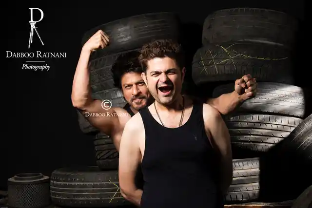 Shah Rukh Khan candid moments with the photographer himself. (Photo Courtesy: Dabboo Ratnani)
