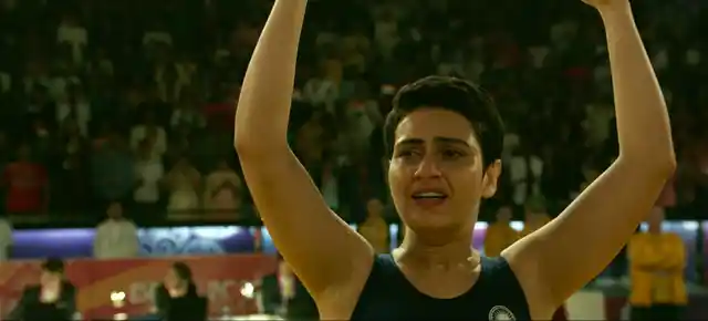 Fatima Sana Shaikh in <i>Dangal </i>as Geeta Phogat<i>. </i>