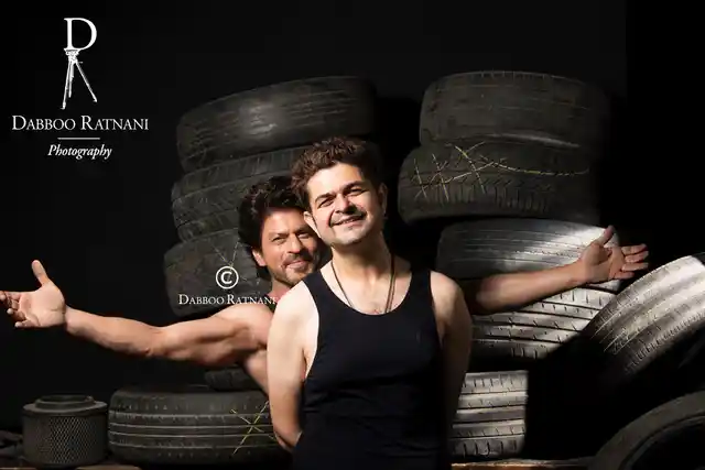 Shah Rukh and his signature step. (Photo Courtesy: Dabboo Ratnani)